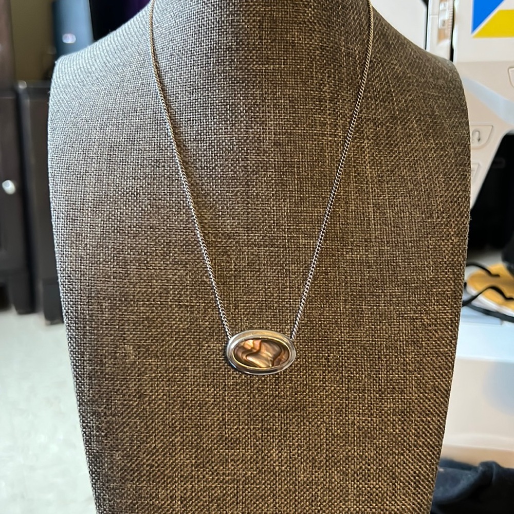 Vintage Avon Abalone Necklace